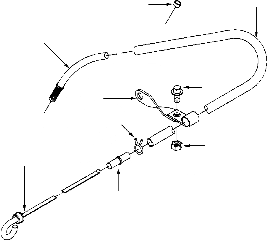 Схема запчастей Komatsu D38E-1A - FIG. A-AA МАСЛ. ЩУП ДВИГАТЕЛЬ