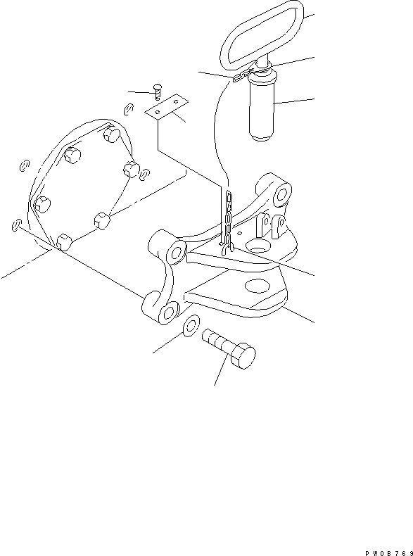 Схема запчастей Komatsu D41E-6 - СЦЕПКА (REGULATION OF ЕС DYNAMIC NOISE) РАБОЧЕЕ ОБОРУДОВАНИЕ