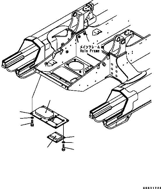 Схема запчастей Komatsu D41E-6 - КРЫШКА(С ПЕРЕДН. КРЮК) (REGULATION OF DYNAMIC NOISE) ЧАСТИ КОРПУСА