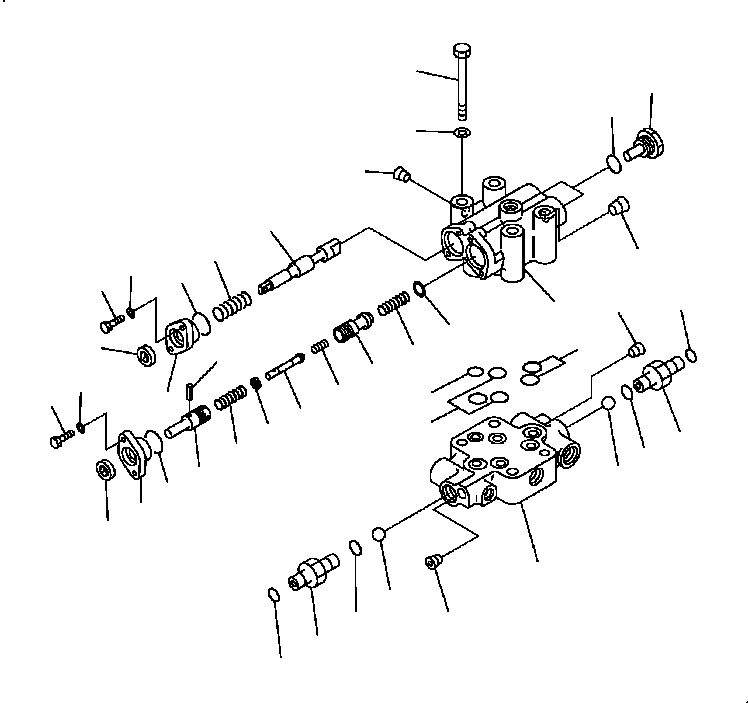 Схема запчастей Komatsu D41E6T - СИЛОВАЯ ЛИНИЯ (ТОРМОЗНОЙ КЛАПАН) СИЛОВАЯ ПЕРЕДАЧА И КОНЕЧНАЯ ПЕРЕДАЧА