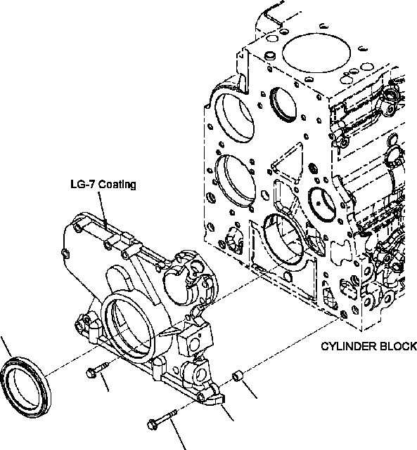 Схема запчастей Komatsu D51EX - A9-AA7 ПРИВОД COVER 