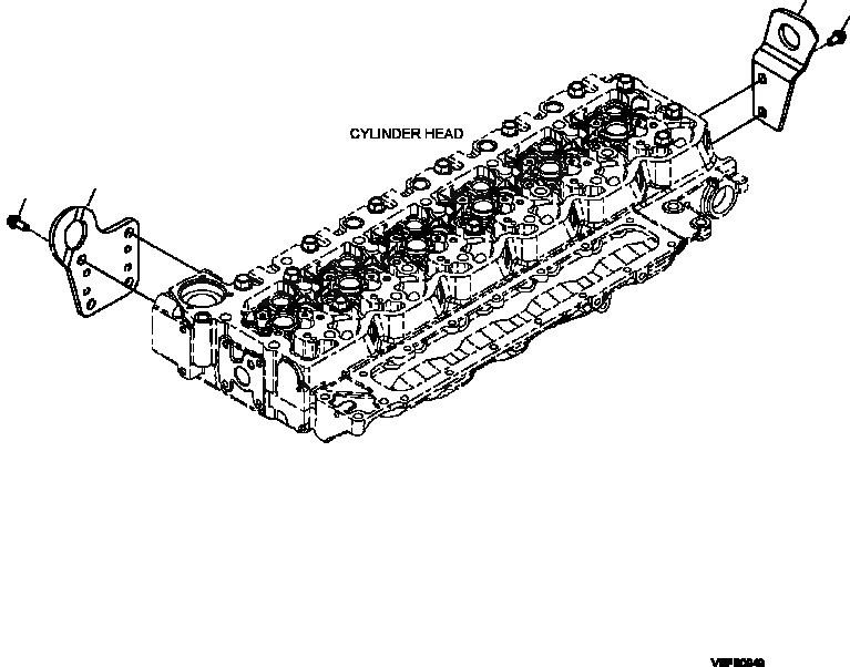 Схема запчастей Komatsu D51EX - A89-AA ДВИГАТЕЛЬ ПОДЪЕМ КОРПУС 