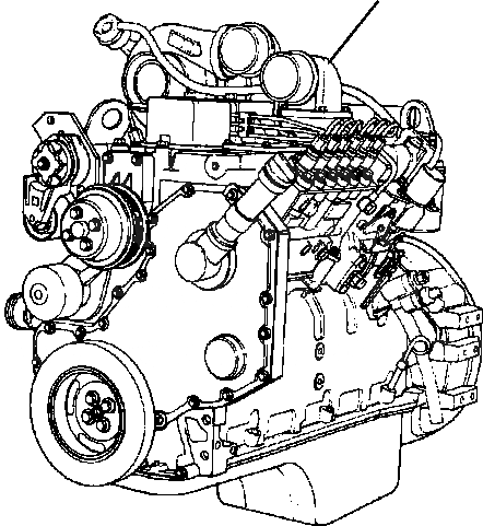 Схема запчастей Komatsu D51EX - A9-AC ДВИГАТЕЛЬ ASSEMBLY 