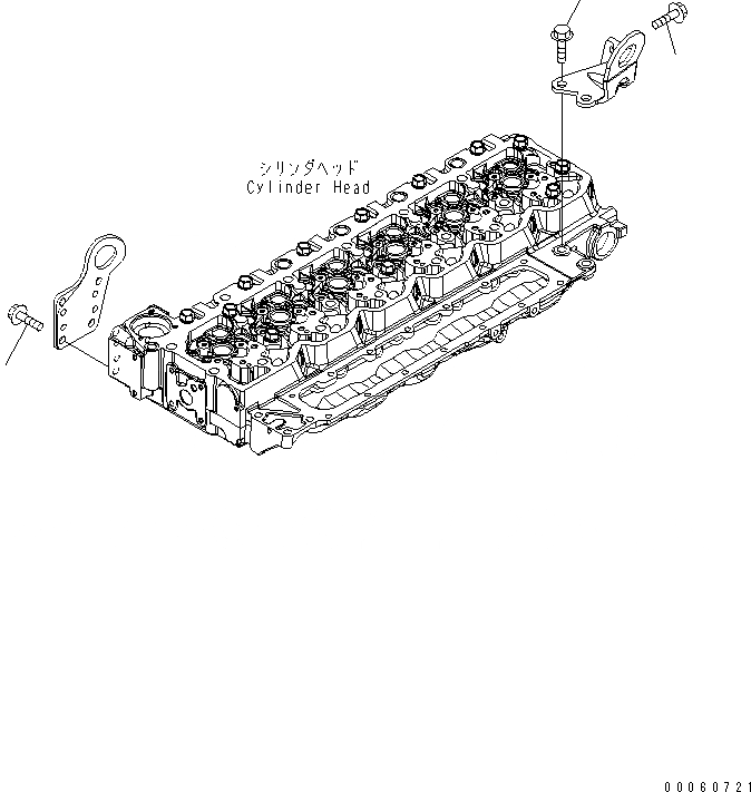 Схема запчастей Komatsu SAA6D107E-1KB-W - ПОДЪЕМ КРЕПЛЕНИЕ ДВИГАТЕЛЬ