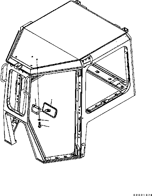 Схема запчастей Komatsu D61EX-15 - КАБИНА (MIRROR) K [КАБИНА ОПЕРАТОРА И СИСТЕМА УПРАВЛЕНИЯ]