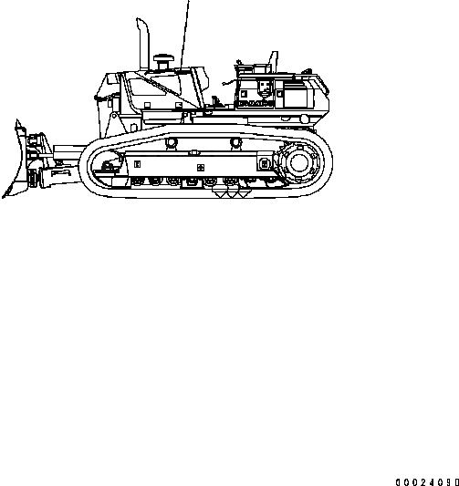 Схема запчастей Komatsu D61EX-15 - МАРКИРОВКА (БОЛЬШ.) U [МАРКИРОВКА]