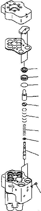 Схема запчастей Komatsu D61PX-15E0-BW - КЛАПАН PPC(ДЛЯ PAT) (/) ОСНОВН. КОМПОНЕНТЫ И РЕМКОМПЛЕКТЫ