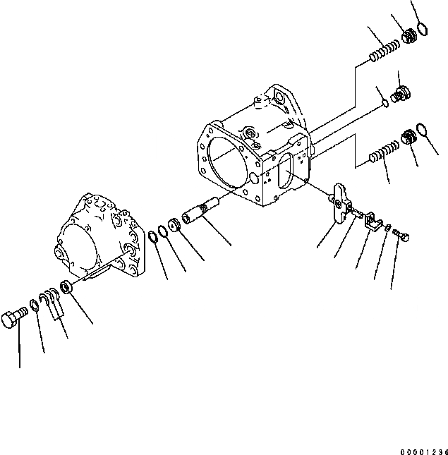 Схема запчастей Komatsu D61PX-15 - HSS НАСОС (/) Y [РЕМ. КОМПЛЕКТЫ И COMPONENTS ЧАСТИ]