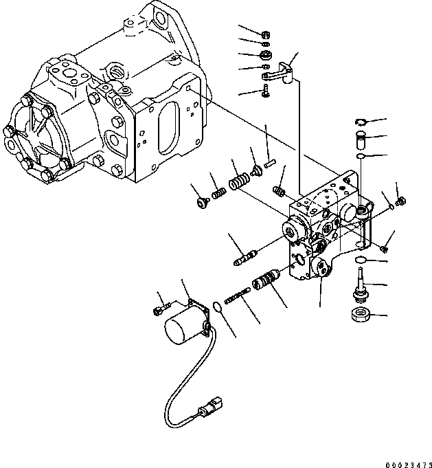 Схема запчастей Komatsu D61PX-15 - HSS НАСОС (/) Y [РЕМ. КОМПЛЕКТЫ И COMPONENTS ЧАСТИ]