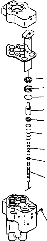 Схема запчастей Komatsu D61PX-15 - КЛАПАН PPC(ДЛЯ PAT) (/) Y [РЕМ. КОМПЛЕКТЫ И COMPONENTS ЧАСТИ]