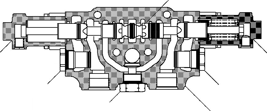 Схема запчастей Komatsu D87E-2 - FIG. H-A ВТОР. ЗАДН. SERVICE SECTION ГИДРАВЛИКА