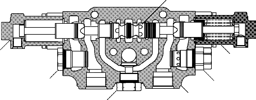 Схема запчастей Komatsu D87P-2 - FIG. H-9A ПЕРВ. ЗАДН. ОБОРУД-Е SERVICE SECTION ГИДРАВЛИКА