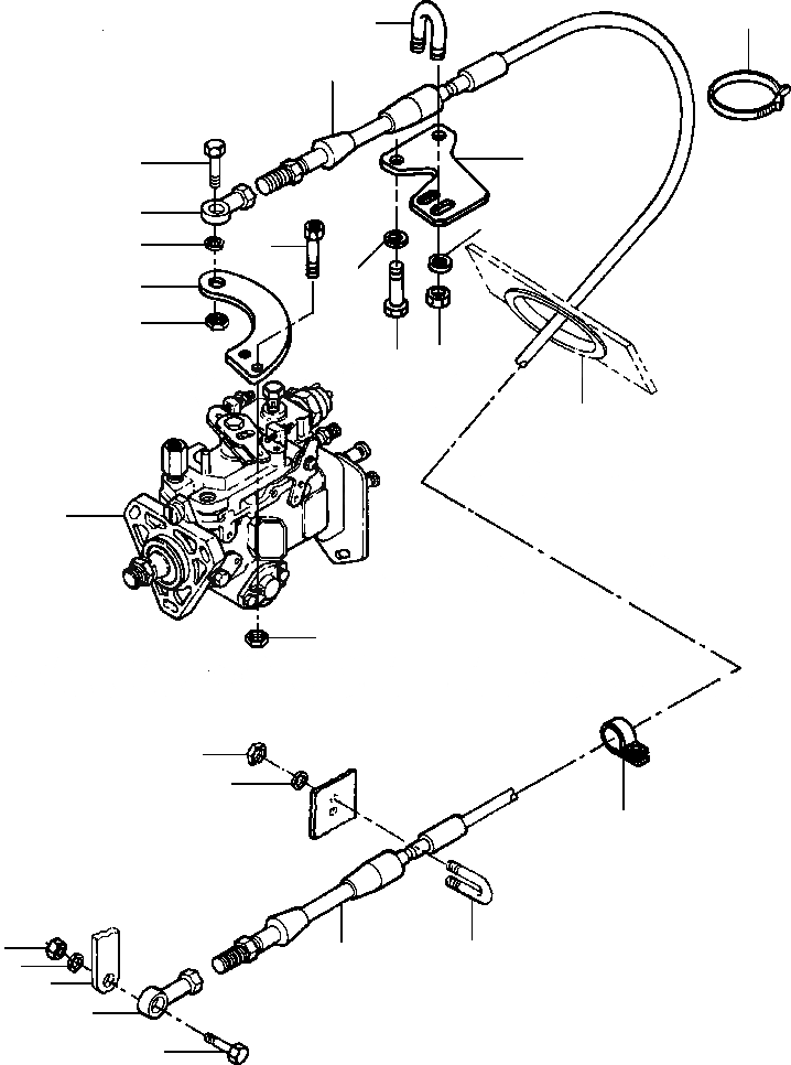 Схема запчастей Komatsu GD530A-1 - THROTTLE УПРАВЛ-Е POWER