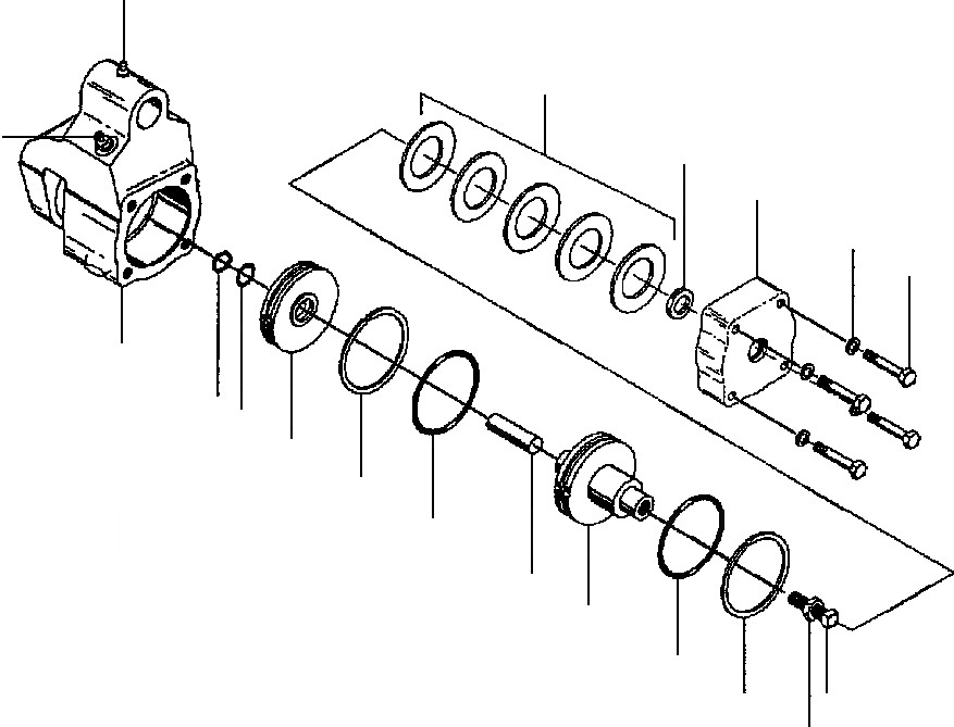 Схема запчастей Komatsu GD530A - СТОЯНОЧНЫЙ ТОРМОЗ CALIPER заводской номер - ТОРМОЗ.S