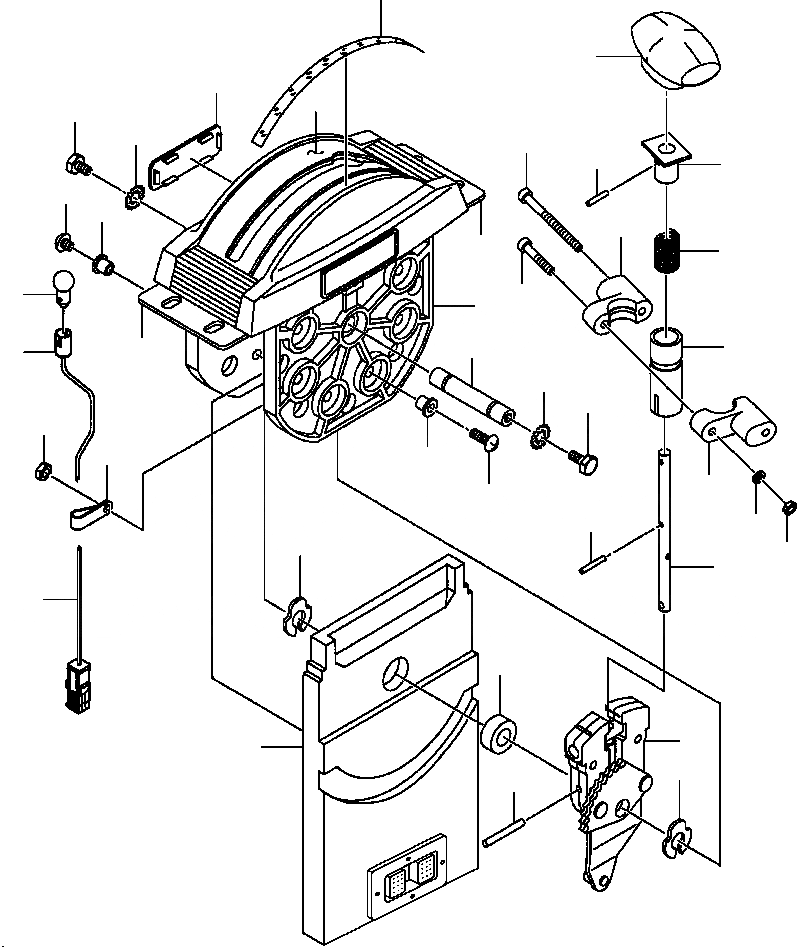 Схема запчастей Komatsu GD530A - ТРАНСМИССИЯ SHIFTER INЛИНИЯ SHIFT PATTERN POWER