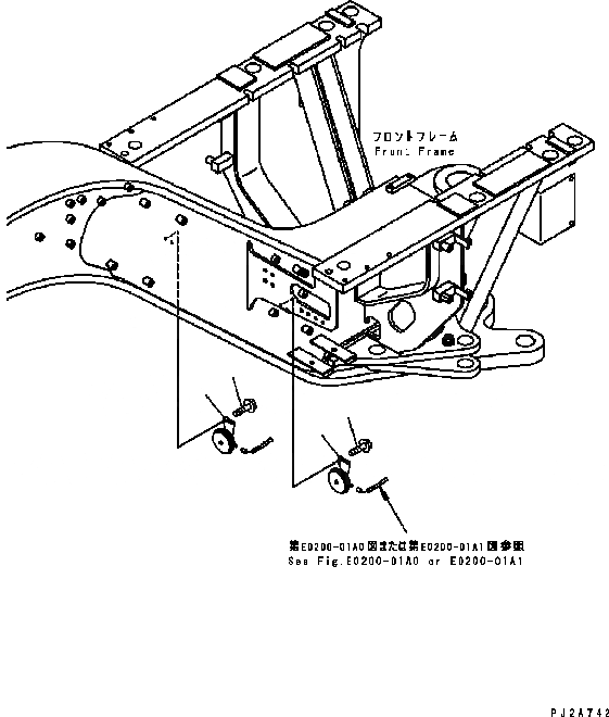 Схема запчастей Komatsu GD555-3C - ЭЛЕКТРИКА (ЗВУК. СИГНАЛ.) ЭЛЕКТРИКА