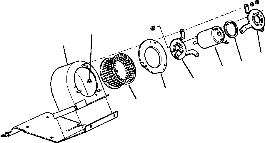 Схема запчастей Komatsu GD650A - НАГНЕТАТЕЛЬ ASSEMBLY SUPERSTRUCTURE