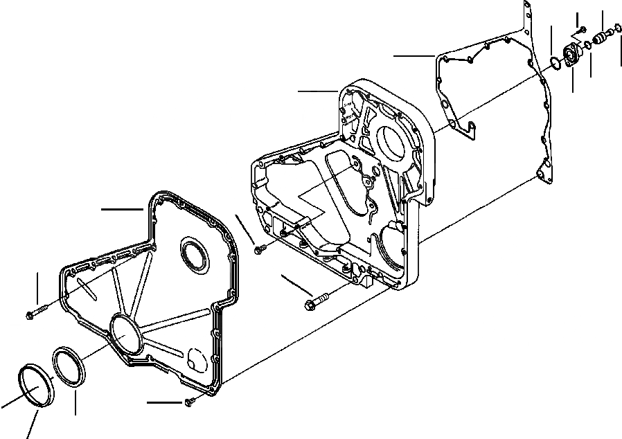 Схема запчастей Komatsu GD650A-2CY - FIG. A9-AA ПЕРЕДН. ПРИВОД COVER ДВИГАТЕЛЬ