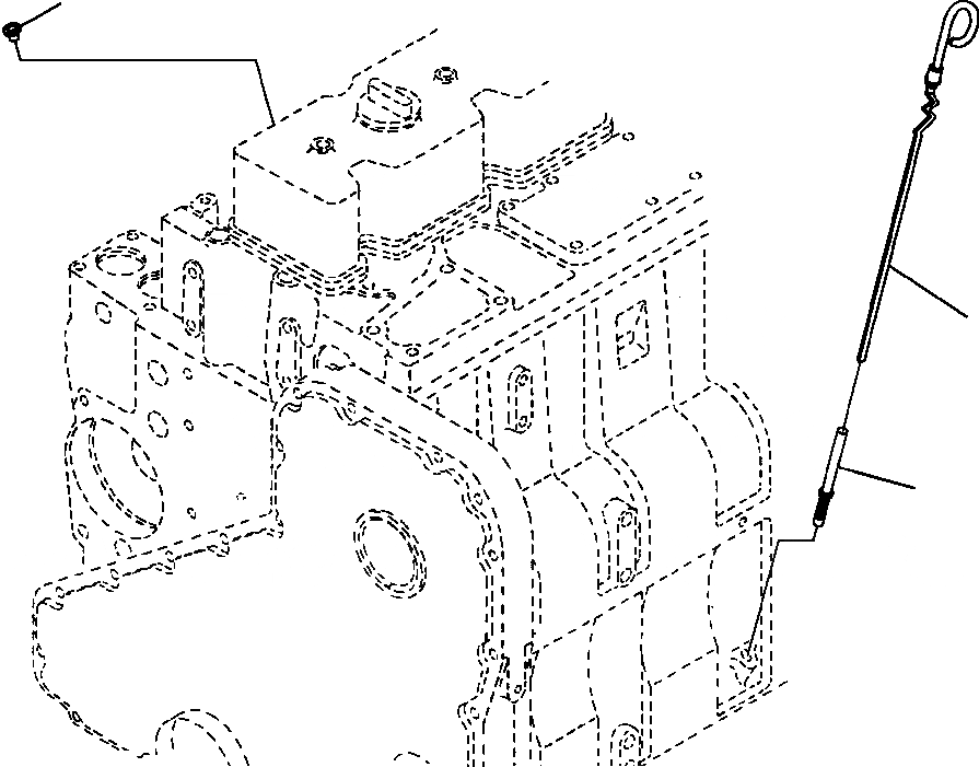 Схема запчастей Komatsu GD650A-2CY - FIG. A-AA МАСЛ. ЩУП ДВИГАТЕЛЬ