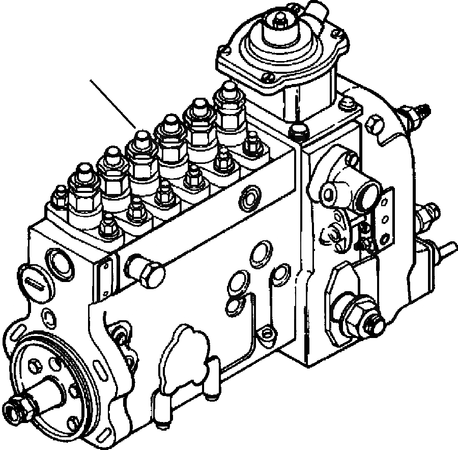 Схема запчастей Komatsu GD650A-2CY - FIG. A-AA ТОПЛИВН. НАСОС ДВИГАТЕЛЬ