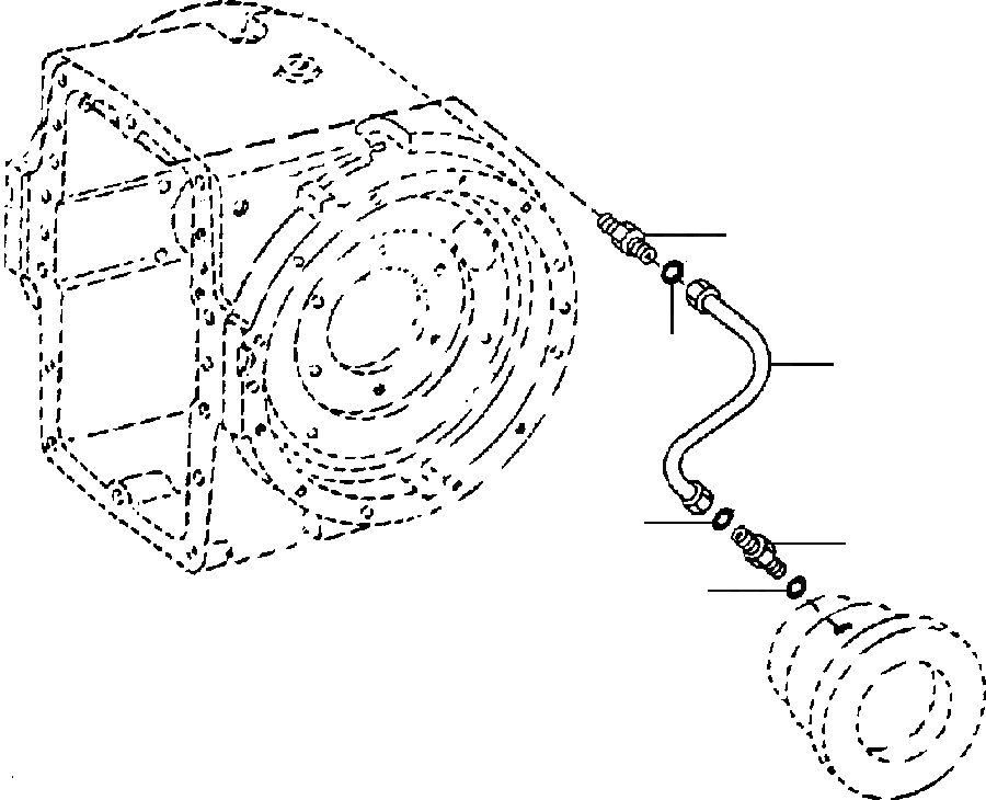 Схема запчастей Komatsu GD650A-2CY - FIG. F-A БЛОКИР./UNБЛОКИР. ДИФФЕРЕНЦ. КОРПУС МАСЛ. ЛИНИИ СИЛОВАЯ ПЕРЕДАЧА И КОНЕЧНАЯ ПЕРЕДАЧА