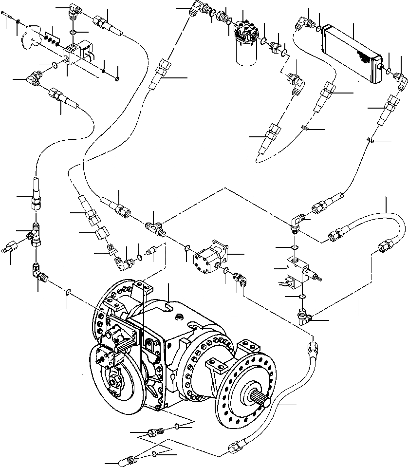 Схема запчастей Komatsu GD650A-2CY - FIG. H-A БЛОКИР./UNБЛОКИР. ДИФФЕРЕНЦ. ГИДРАВЛИКА - заводской номер 7 И UP ГИДРАВЛИКА