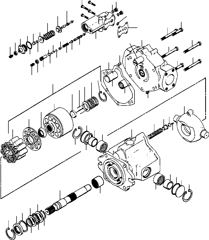 Схема запчастей Komatsu GD650A-2CY - FIG. H-A ГИДРАВЛИКА НАСОС ГИДРАВЛИКА