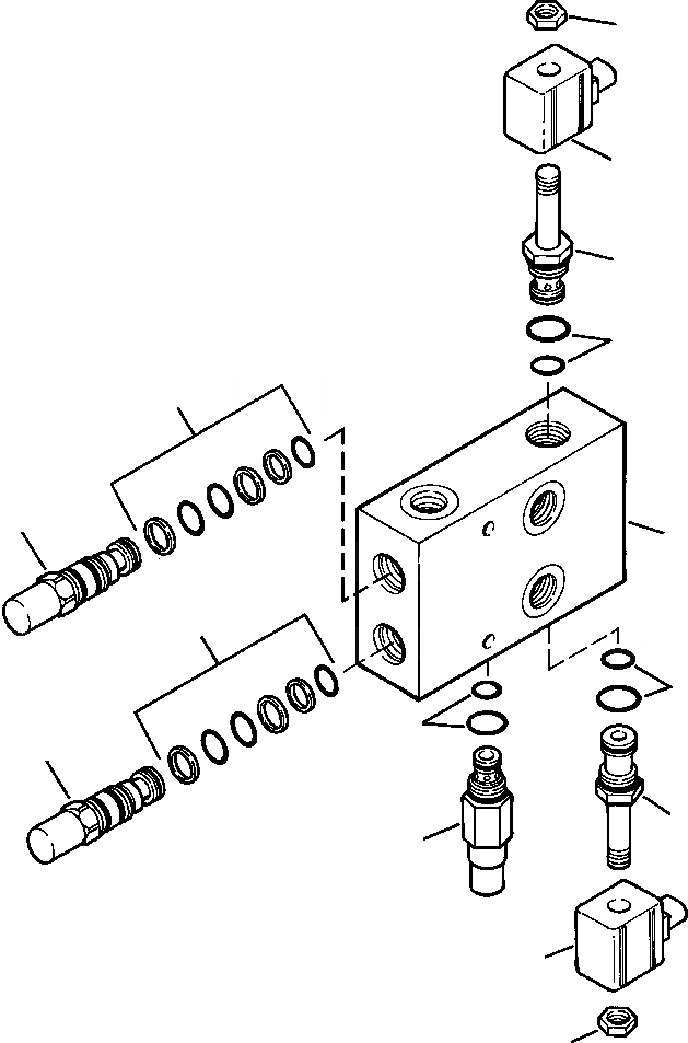 Схема запчастей Komatsu GD650A-2CY - FIG. H8-A COMBINATION HOLDING/ПЛАВАЮЩ КЛАПАН ГИДРАВЛИКА