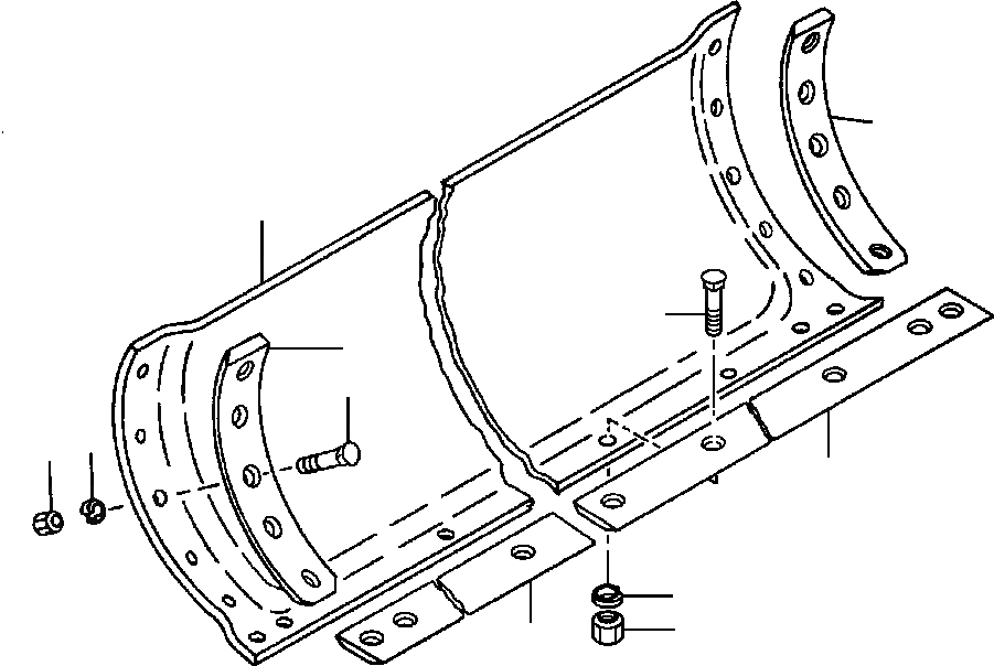 Схема запчастей Komatsu GD650A-2CY - FIG. T-A / INCH MOLDBOARD РАБОЧЕЕ ОБОРУДОВАНИЕ