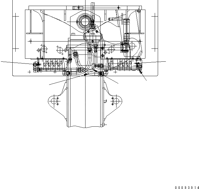 Схема запчастей Komatsu GD663A-2 - ОСНОВН.E УПРАВЛЯЮЩ. КЛАПАН (С НАКЛОН.) ГИДРАВЛИКА