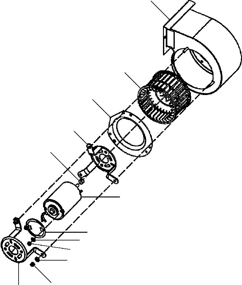 Схема запчастей Komatsu GD750A-1 - НАГНЕТАТЕЛЬ ASSEMBLY SUPERSTRUCTURE