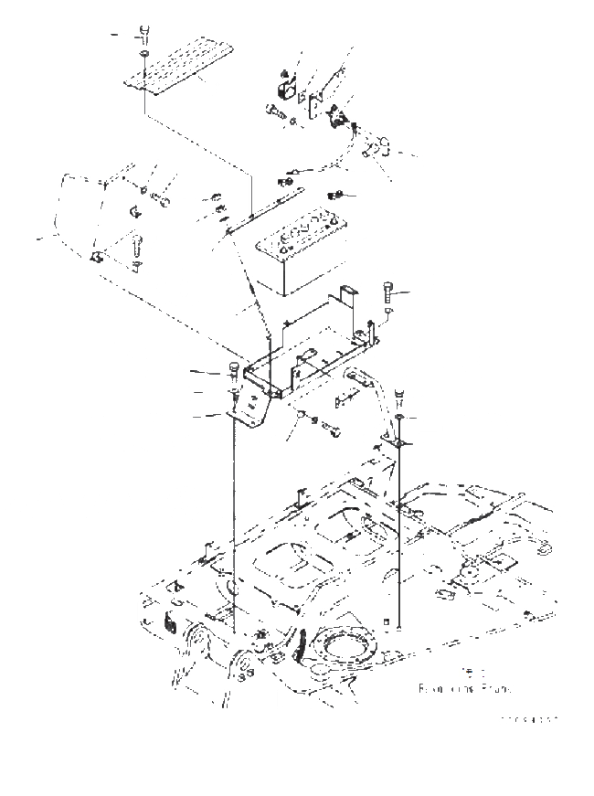 Схема запчастей Komatsu PC57-7 - АККУМУЛЯТОР E [ЭЛЕКТРИКА]