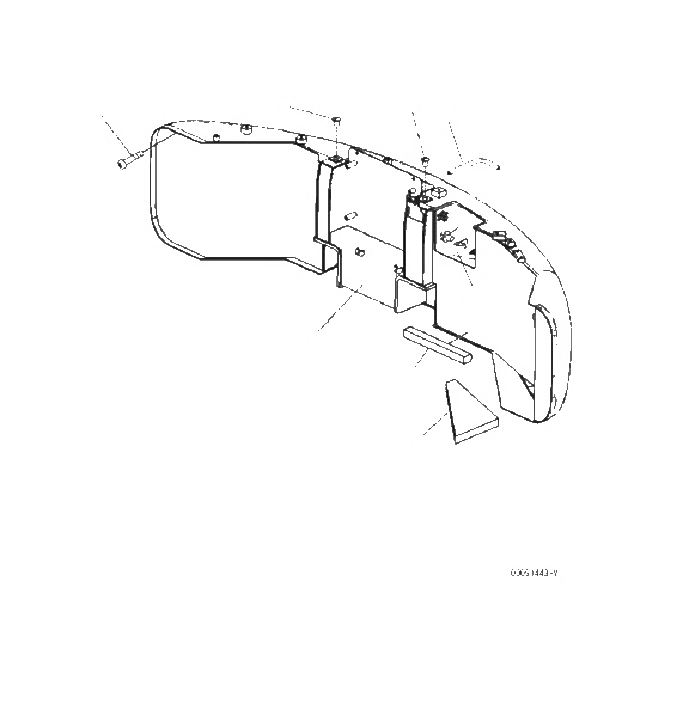 Схема запчастей Komatsu PC60-8 - ПРОТИВОВЕС M [ЧАСТИ КОРПУСА]