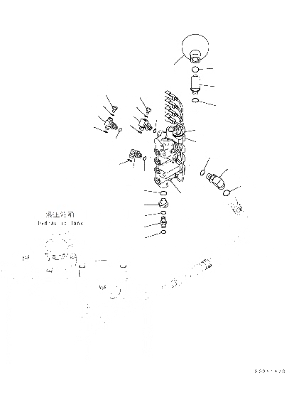Схема запчастей Komatsu PC70-8 - СОЛЕНОИДНЫЙ КЛАПАН ТРУБЫ (СОЛЕНОИДНЫЙ КЛАПАН) H [ГИДРАВЛИКА]