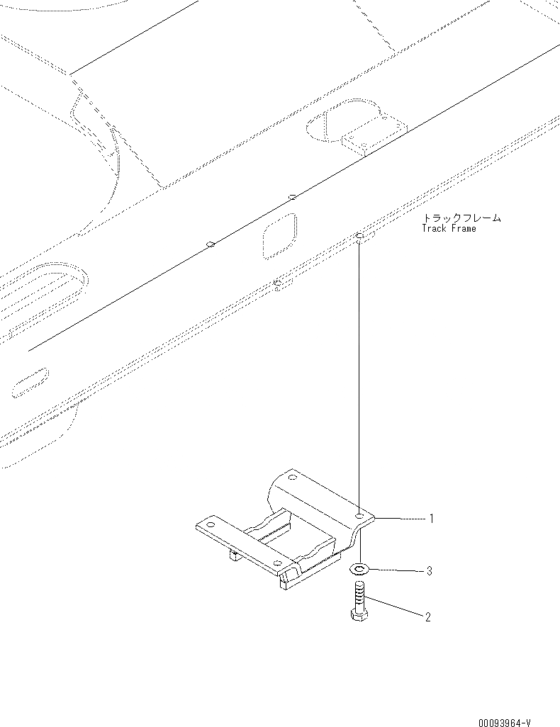 Схема запчастей Komatsu PC70-8 - ЗАЩИТА ОПОРНЫХ КАТКОВ R [ХОДОВАЯ]