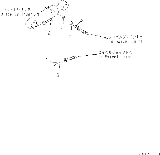 Схема запчастей Komatsu PC70-8 - ОТВАЛ LESS T [РАБОЧЕЕ ОБОРУДОВАНИЕ]