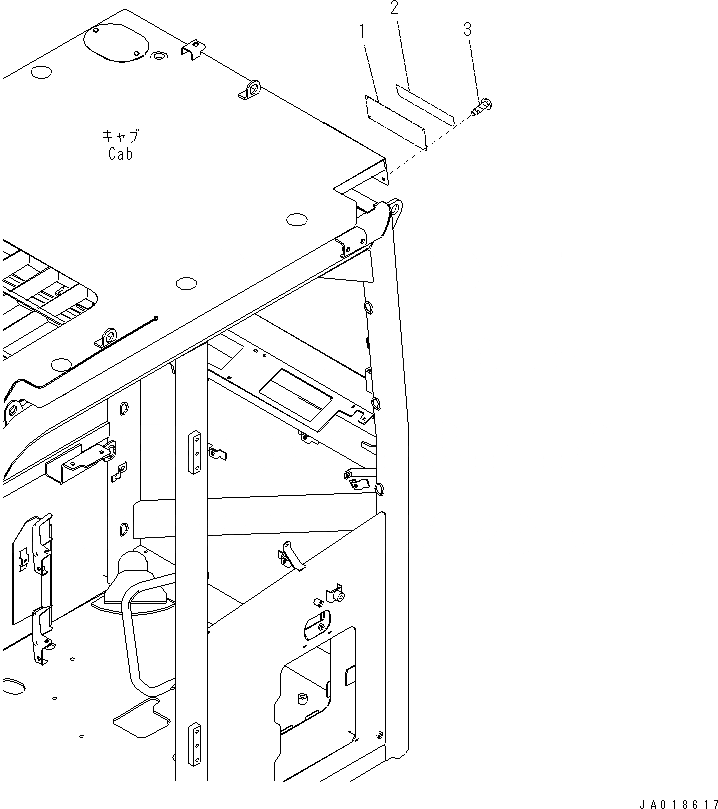 Схема запчастей Komatsu PC70-8 - ПРЕДУПРЕЖДАЮЩ. МАРКИРОВКАS (ВЕРХНЯЯ ЗАЩИТА) (АНГЛ.) U [МАРКИРОВКА]