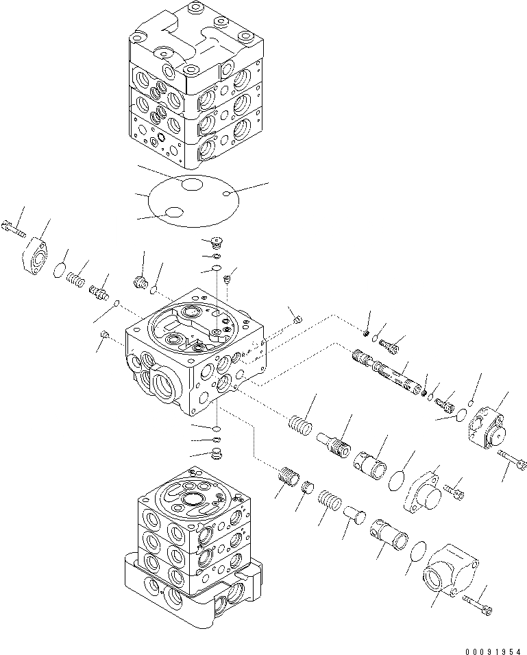 Схема запчастей Komatsu PC70-8 - ОСНОВН. КЛАПАН (-КЛАПАН) (/) (БЕЗ ОТВАЛ) Y [ОСНОВН. КОМПОНЕНТЫ И РЕМКОМПЛЕКТЫ]