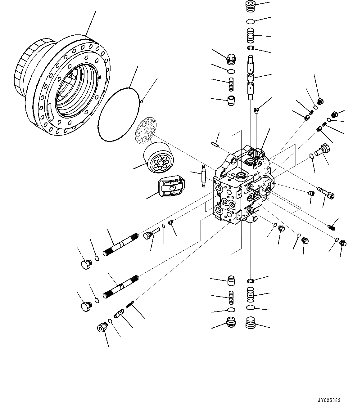 Схема запчастей Komatsu PC450-8 - МОТОР ХОДА И КОНЕЧНАЯ ПЕРЕДАЧА (МОТОР ХОДА, ПРАВ.) (/) [ХОД СИСТЕМА И ITS КОМПОНЕНТЫ]