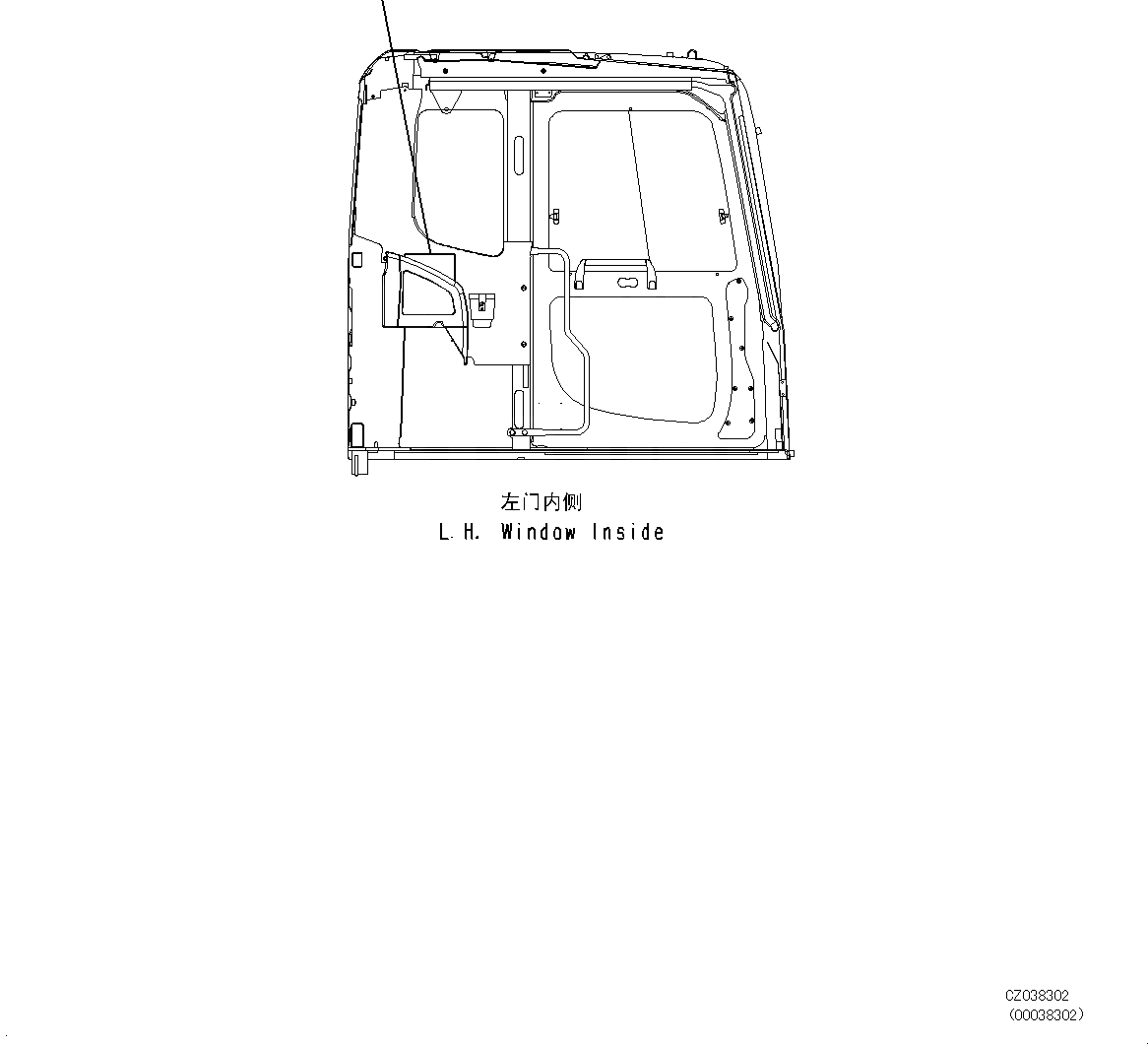 Схема запчастей Komatsu PC450-8 - СМАЗКА CHART U [МАРКИРОВКА]