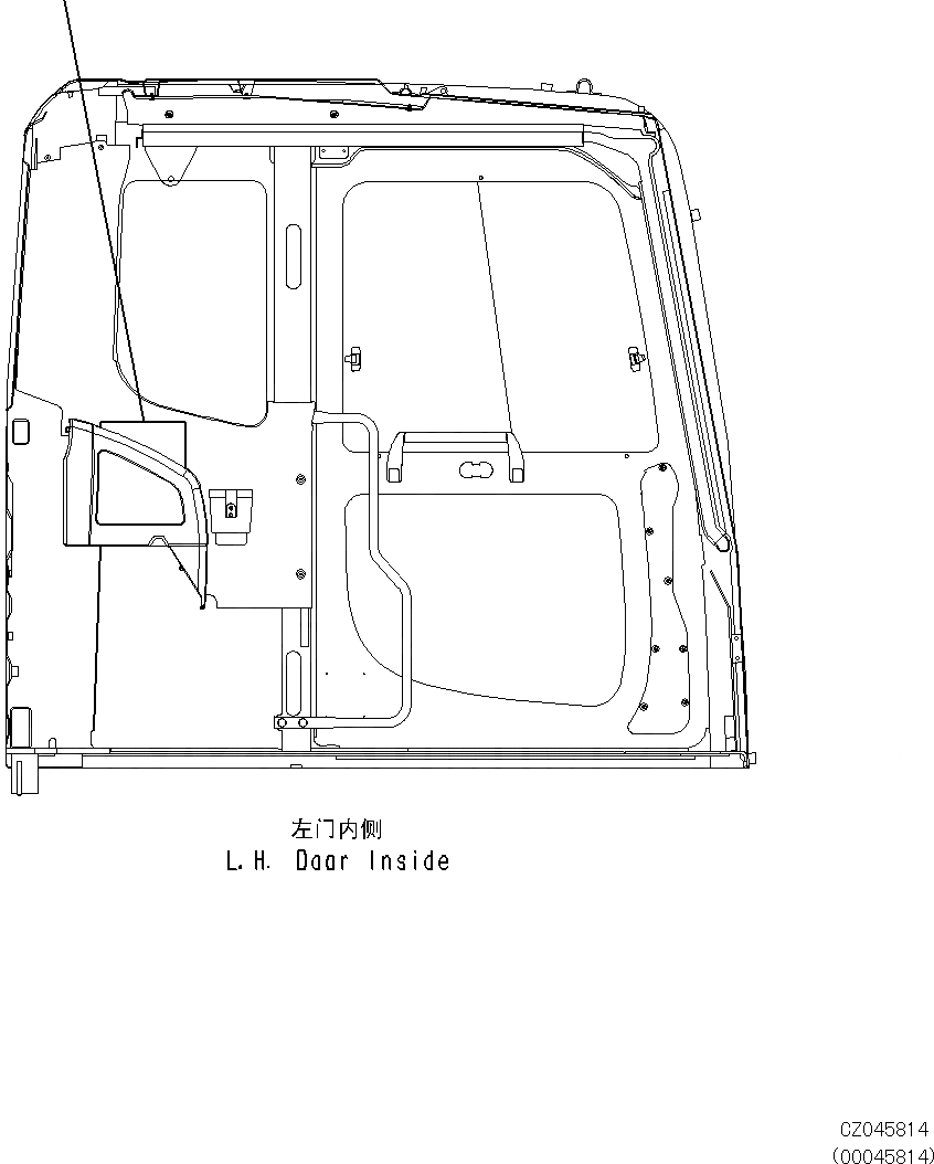 Схема запчастей Komatsu PC270-8 - СМАЗКА CHART U [МАРКИРОВКА]