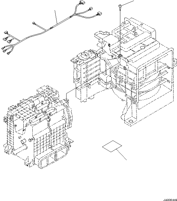 Схема запчастей Komatsu PC360-8M0 - КАБИНА(ВНУТР. ЧАСТИ, БЛОК КОНДИЦИОНЕРА) (/) K [КАБИНА ОПЕРАТОРА И СИСТЕМА УПРАВЛЕНИЯ]