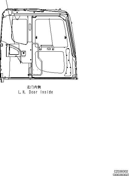 Схема запчастей Komatsu PC360-8M0 - СМАЗКА CHART ( ЧАС. СМАЗКА INTERVAL) U [МАРКИРОВКА]