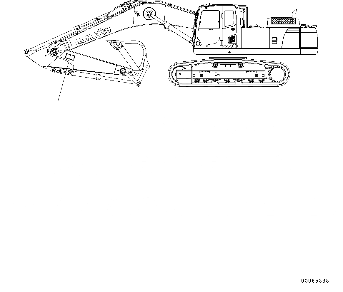 Схема запчастей Komatsu PC460LC-8 - ПРЕДУПРЕЖДАЮЩ. МАРКИРОВКАS, KEEP OFF РАБОЧ.ING RANGES U [МАРКИРОВКА]