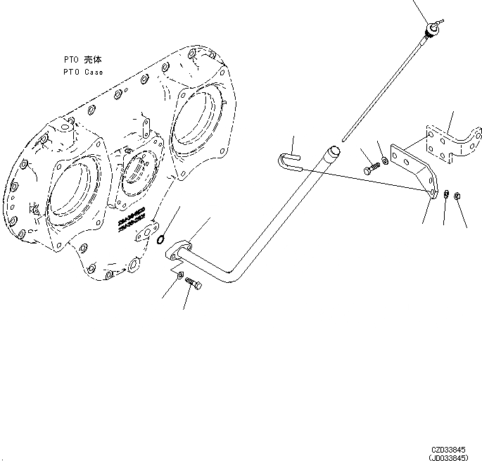 Схема запчастей Komatsu PC650LC-8E0 - POWER TAKEOFF (МАСЛ. ЩУП) B [КОМПОНЕНТЫ ДВИГАТЕЛЯ]