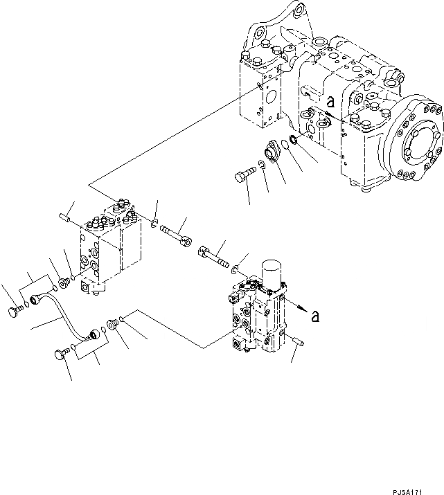 Схема запчастей Komatsu PC650LC-8E0 - ПОРШЕНЬ НАСОС (ВНУТР. ЧАСТИ, NO. НАСОС) (/) H [ГИДРАВЛИКА]