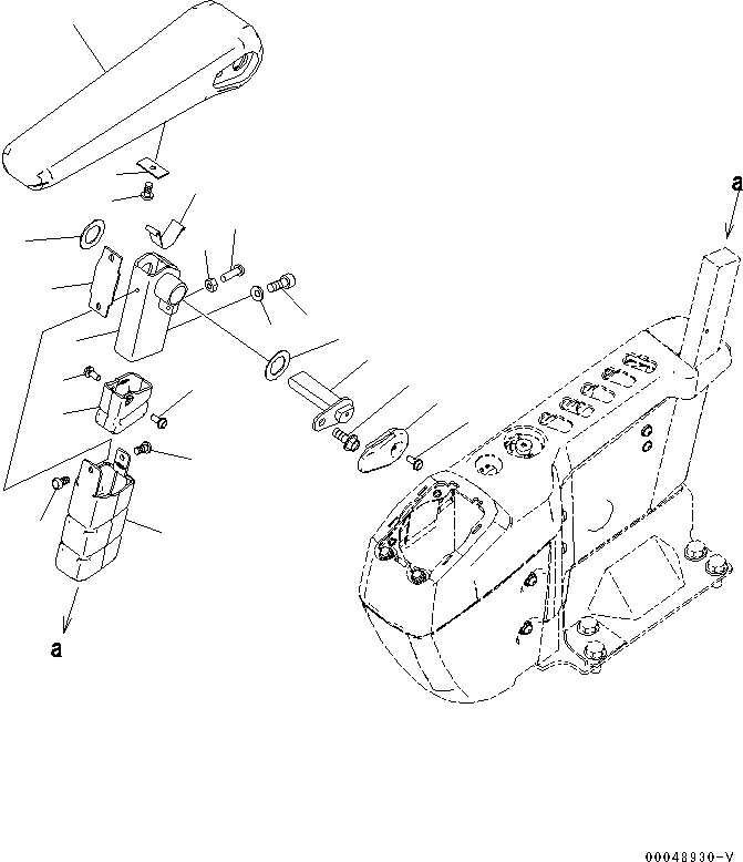 Схема запчастей Komatsu PC650LC-8E0 - КАБИНА (ПОЛ, ПОДЛОКОТНИК, ПРАВ.) K [КАБИНА ОПЕРАТОРА И СИСТЕМА УПРАВЛЕНИЯ]