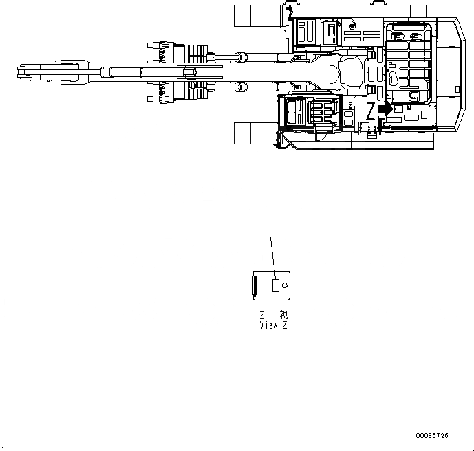 Схема запчастей Komatsu PC650LC-8E0 - ХЛАДАГЕНТ ТАБЛИЧКИ U [МАРКИРОВКА]