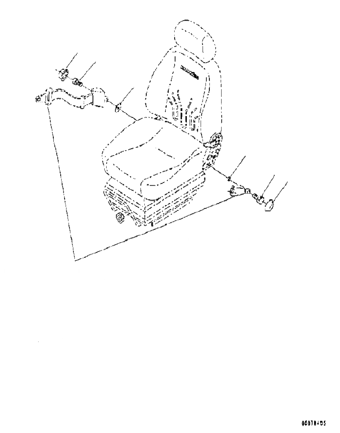 Схема запчастей Komatsu PC200-8M0 - РЕМЕНЬ БЕЗОПАСНОСТИ (MM ШИР. ДЛЯ GRAMMER СИДЕНЬЕ) K [КАБИНА ОПЕРАТОРА И СИСТЕМА УПРАВЛЕНИЯ]
