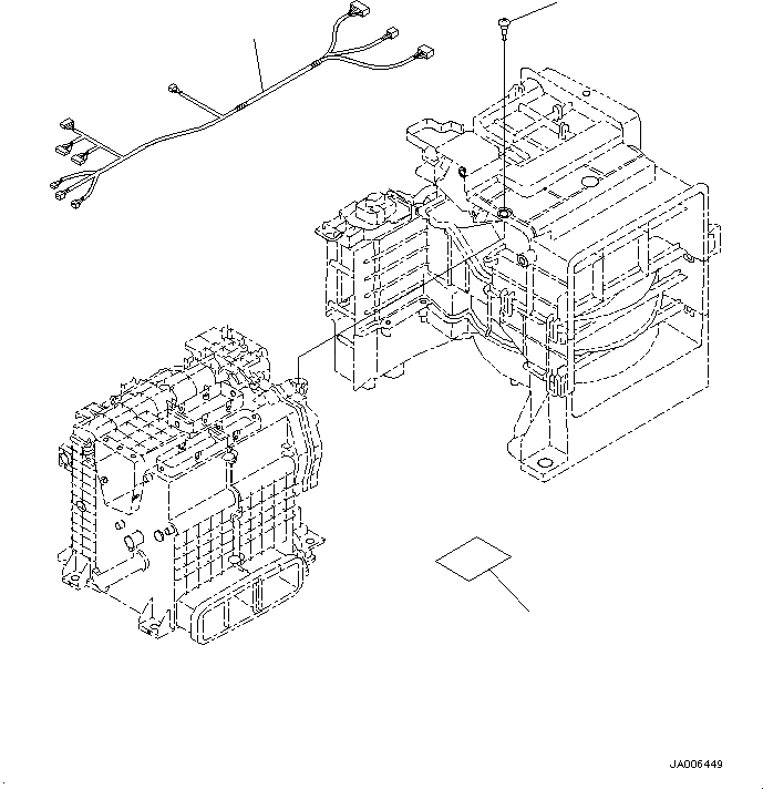 Схема запчастей Komatsu PC200-8M0 - КАБИНА (ВНУТР. ЧАСТИ, БЛОК КОНДИЦИОНЕРА) (/) K [КАБИНА ОПЕРАТОРА И СИСТЕМА УПРАВЛЕНИЯ]